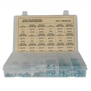 TITAN FASTENERS Machine Screw Assortment, Steel, Zinc Plated Finish TFP18CNCWN400